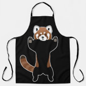 Red Panda Schürze (Vorderseite)
