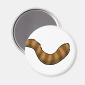 Red Panda Schwanz Magnet (Vorderseite/Rückseite)