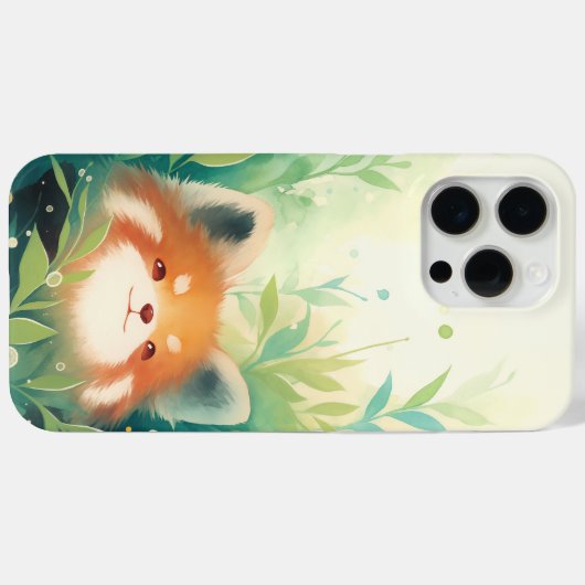 Red Panda Secret World Case-Mate iPhone Hülle (Rückseite (Horizontal))