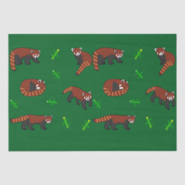 Red Panda Seidenpapier