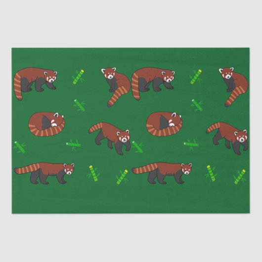 Red Panda Seidenpapier (Vorderseite)