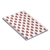 Red Panda Shy Fingers Notebook Notizblock (Rechte Seite)