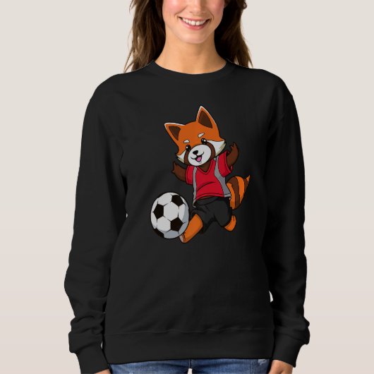 Red Panda Soccer Nr. 3 Sweatshirt (Vorderseite)
