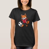 Red Panda Soccer Nr. 3 T-Shirt (Vorderseite)