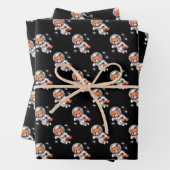 Red Panda Space Astronaut Geschenkpapier Set (Beispiel)