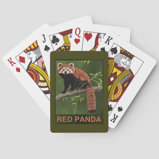 Red Panda Spielkarten (Rückseite)