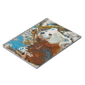Red Panda Spiral Notebook Notizblock (Linke Seite)