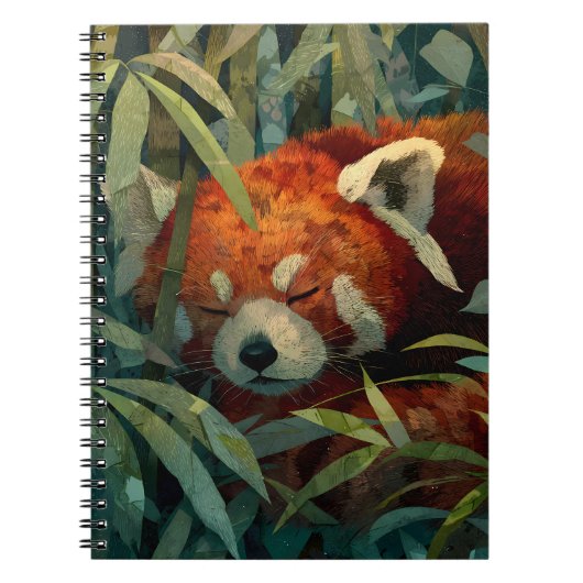 Red Panda Splash & Spa Tamboo Notizblock (Vorderseite)