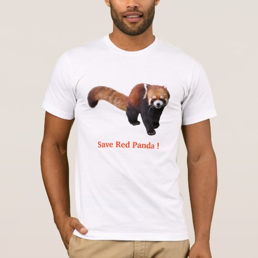 “Red Panda” T-Shirt (Vorderseite)