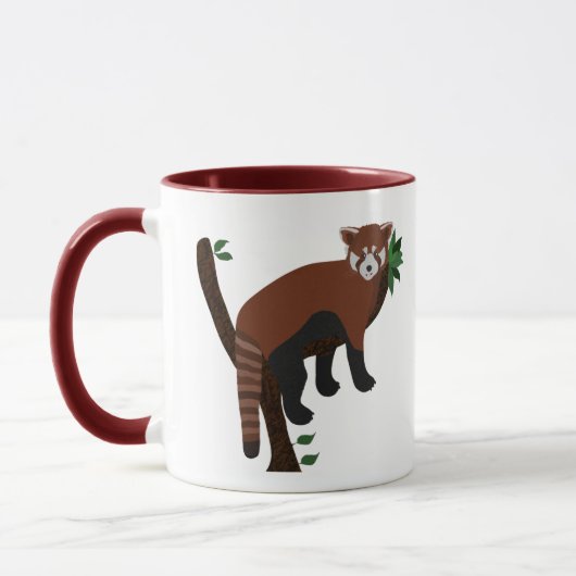 Red Panda Tasse (Links)