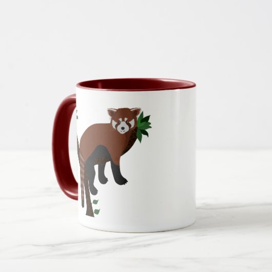 Red Panda Tasse (Vorderseite Links)