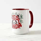 Red Panda Tasse (VorderseiteRechts)
