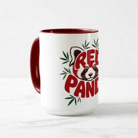 Red Panda Tasse (Vorderseite Links)