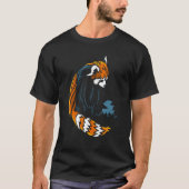 Red Panda Tattoo-Stil T-Shirt (Vorderseite)