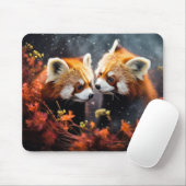 Red Panda Tierwelt Wilderness Kunst, Dichtung und  Mousepad (Mit Mouse)