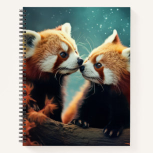 Red Panda Tierwelt Wilderness Kunst, Dichtung und Notizblock