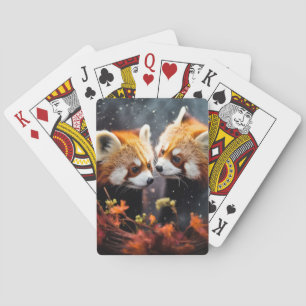 Red Panda Tierwelt Wilderness Kunst, Dichtung und Spielkarten