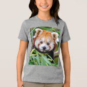 Red Panda Tri-Blend Shirt (Vorderseite)