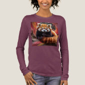 Red Panda Tri-Blend Shirt (Vorderseite)