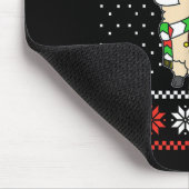 Red Panda Ugly Christmas Sweater Reindeer Llama Ri Mousepad (Ecke)