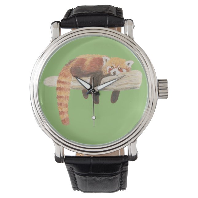 Red Panda Uhr (Vorderseite)