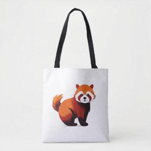 Red Panda Vector Art Animal Modern Urban Graphic Tasche