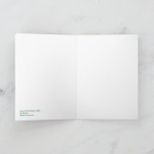 Red Panda vs. Trump Grußkarte Feiertagskarte (Innenseite)