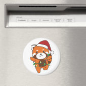 Red Panda Weihnachts Winter Animals Red Pandas Mag Magnet (In Situ (Geschirrspüler))
