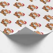 Red Panda Weihnachts Winter Animals Red Pandas Wra Geschenkpapier (Ecke)