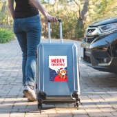 Red Panda Weihnachtsschnee Wintertiere Pandas Sti Aufkleber (Koffer Insitu)