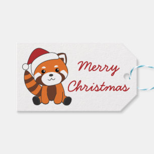 Red Panda Weihnachtsschnee Wintertiere Pandas Tru Geschenkanhänger