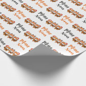 Red Panda Weihnachtstiere Niedlich Red Pandas Wrap Geschenkpapier (Ecke)