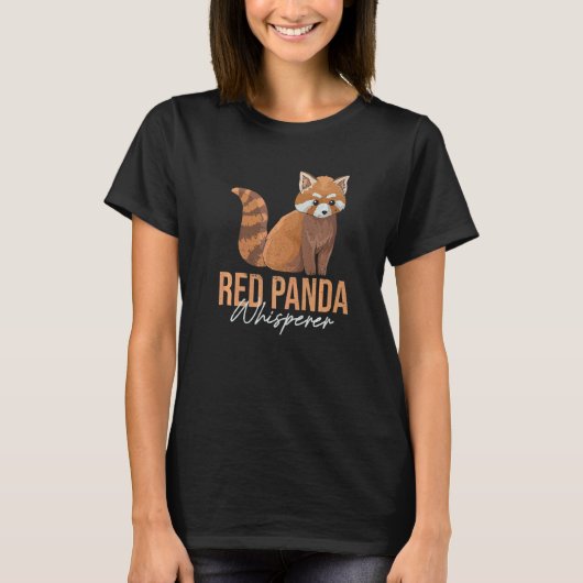 Red Panda Whisperer For A Red Panda Zoo Keeper T-Shirt (Vorderseite)