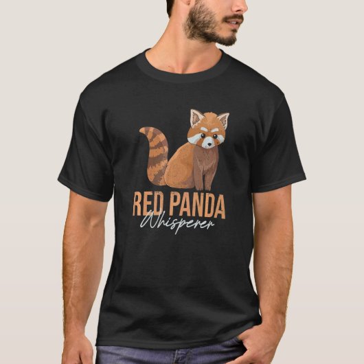 Red Panda Whisperer For A Red Panda Zoo Keeper T-Shirt (Vorderseite)