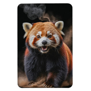 Red Panda Wild Animal Elegantes Dramatisches Portr Magnet