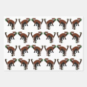 Red Panda Wrapping Paper Sheets Geschenkpapier Set (Vorderseite 2)