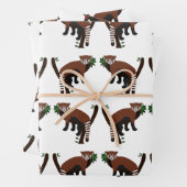 Red Panda Wrapping Paper Sheets Geschenkpapier Set (Beispiel)