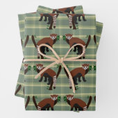 Red Panda Wrapping Paper Sheets Geschenkpapier Set (Beispiel)