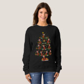 Red Panda   Xmas Lights Red Panda Christmas Tree Sweatshirt (Vorne ganz)