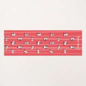 Red Panda Yoga Mat Custom Name Same on Both Sides Yogamatte (Rückseite (Horizontal))
