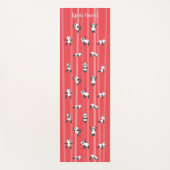 Red Panda Yoga Mat Custom Name Same on Both Sides Yogamatte (Vorderseite)