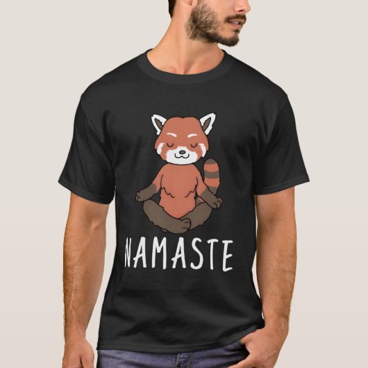 Red Panda Yoga T-Shirt (Vorderseite)