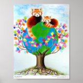 "Red Pandas Gerettet" Poster (Vorne)