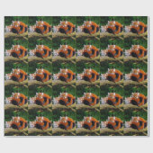 Red Pandas Geschenkpapier (Flach)