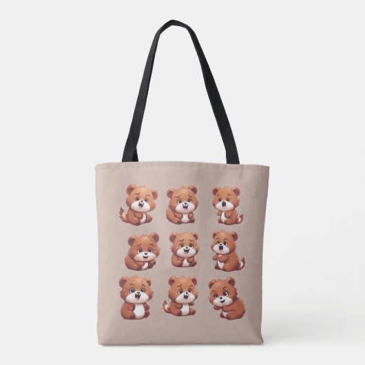 Red Pandas Tasche (Rückseite)