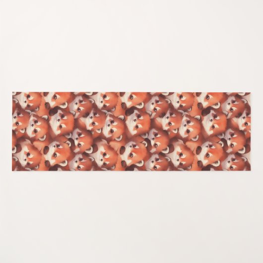 Red Pandas Yogamatte (Vorderseite (Horizontal))
