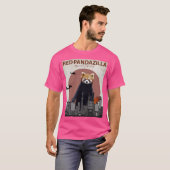 Red Pandazilla Red Panda Monster Parody T-Shirt (Vorne ganz)