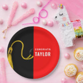 Red Paper-Teller der Graduierungspartei Pappteller (Party)