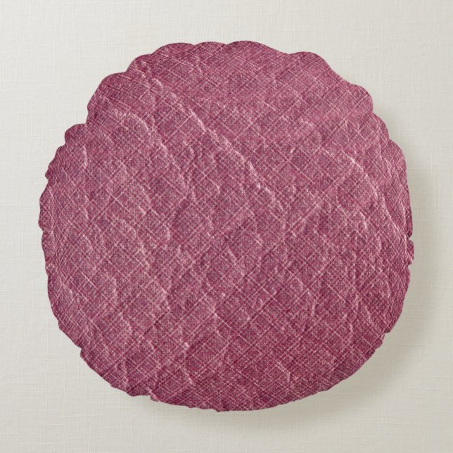 Red paper texture,  dark backgroundabstract, ancie rundes kissen (Vorderseite)
