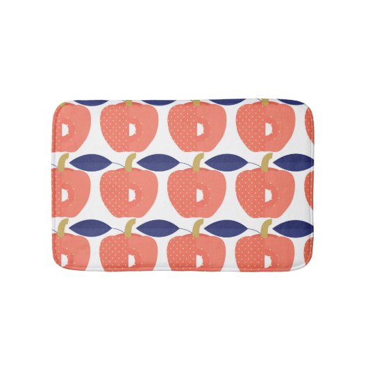 Red Paprika: Gewürze Inspiriert Nahtlos. Badematte (Vorderseite)